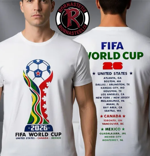 Discover Fifa World Cup 2026 United States America The Host Schedule Venue Unisex T-Shirt