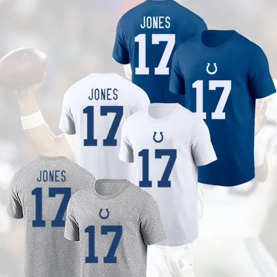 Discover HOT SALE! Daniel Jones #17 Indianapolis 2025 Name & Number Fan Apparel Gift