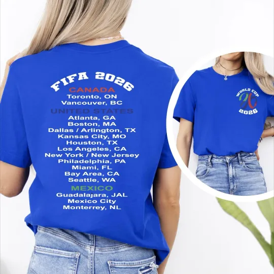 World Cup 2026 Soccer FIFA United States T-Shirt Sweatshirt Hoodie