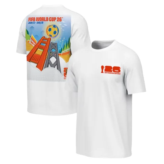 Discover 2026 FIFA World Cup Outerstuff San Francisco Host City Poster Graphic T-Shirt