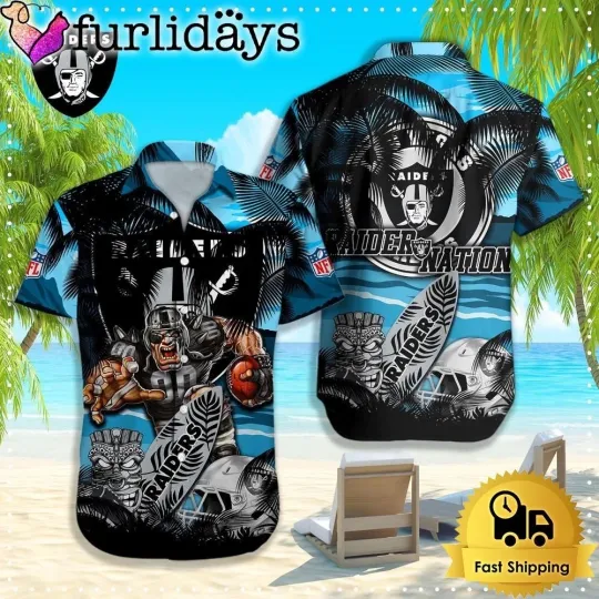 Discover Las Vegas Football Raiderss Team Hawaiian Shirt Unisex