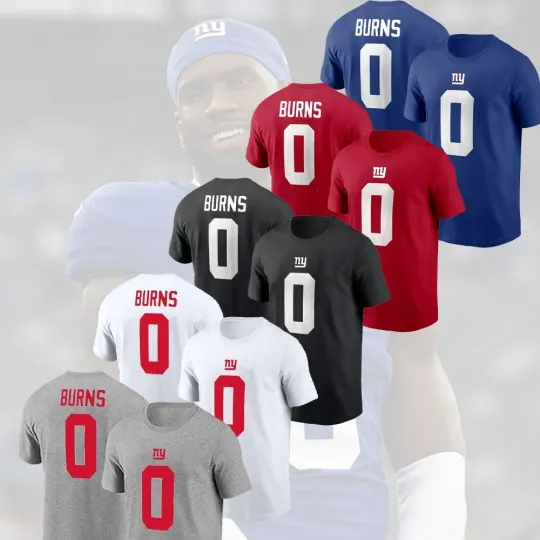 Discover Brian Burns #0 New York Player Team 2025 Name and Number For Fans Size S-5XL