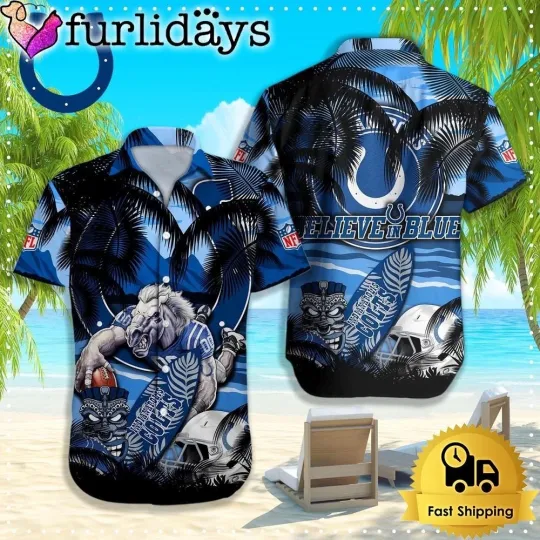 Discover Indianapolis Football Coltss Team Hawaiian Shirt Unisex