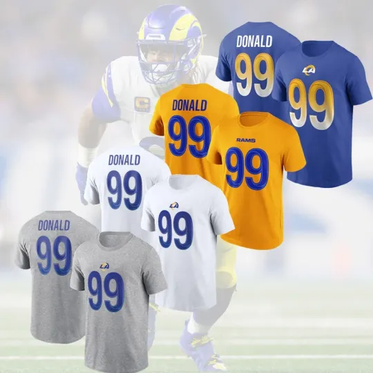 Discover Aaron Donald #99 Los Angeles Football Name and Number Gift For Fans