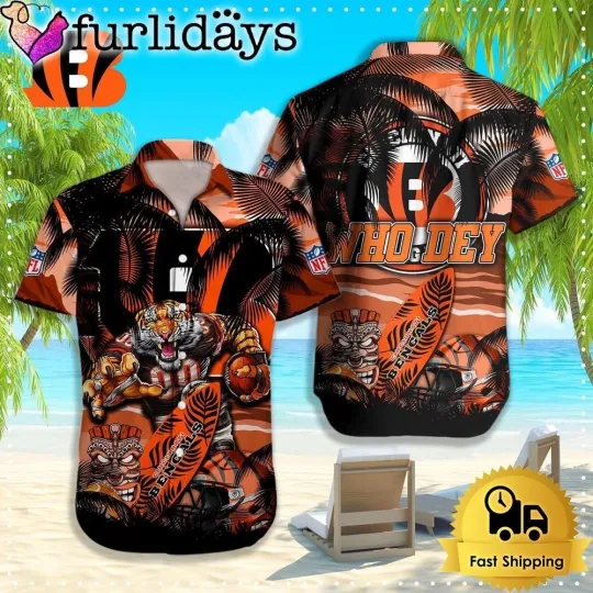 Discover Cincinnati Football Bengalss Team Hawaiian Shirt Unisex