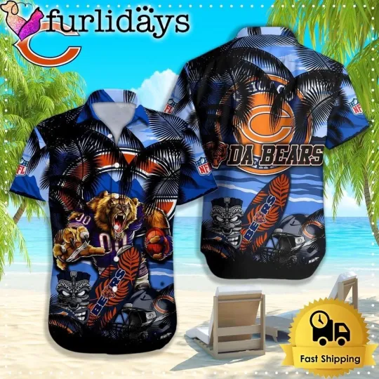 Discover Chicago Football Bearss Team Hawaiian Shirt Unisex