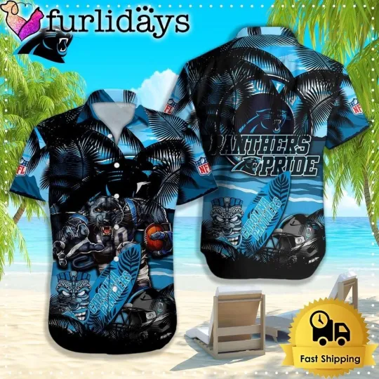 Discover Carolina Football Pantherss Team Hawaiian Shirt Unisex