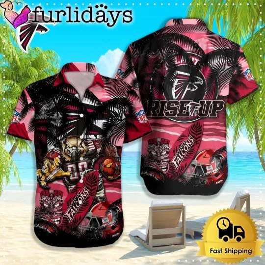 Discover Atlanta Football Falconss Team Hawaiian Shirt Unisex