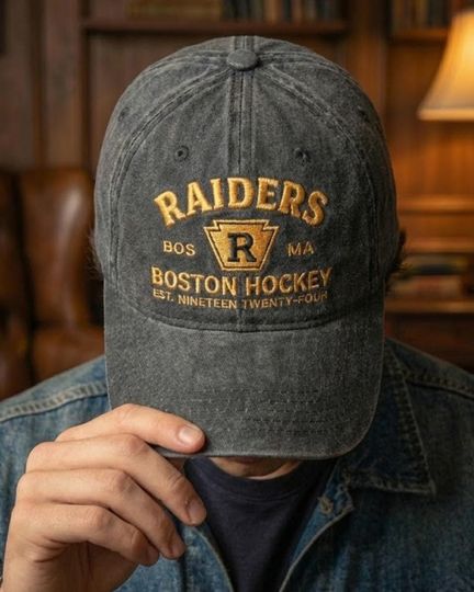Ilya Rozanov Boston Raiders Embroidered Washed Hat, Team Hollanov Cap, Heated Rivalry Hockey Romance LGBT Fan Gift