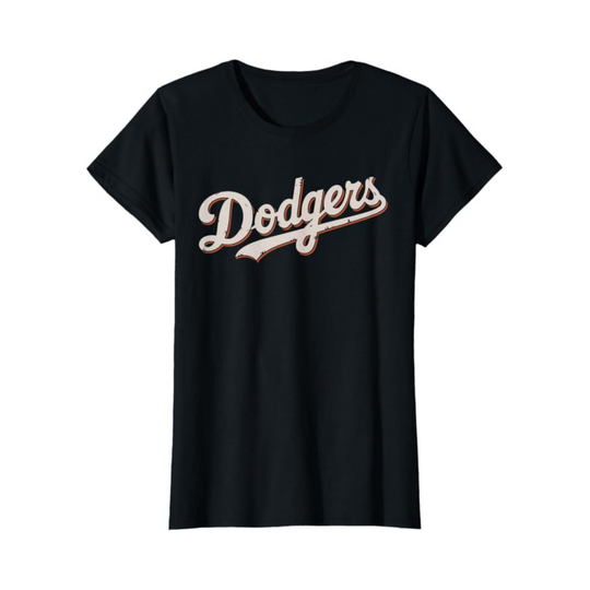 Discover Vintage Retro Dodgers Style Classic T-Shirt  2024 High Quality Novelty New T-Shirt Short Sleeve Fall Tee Top 01232