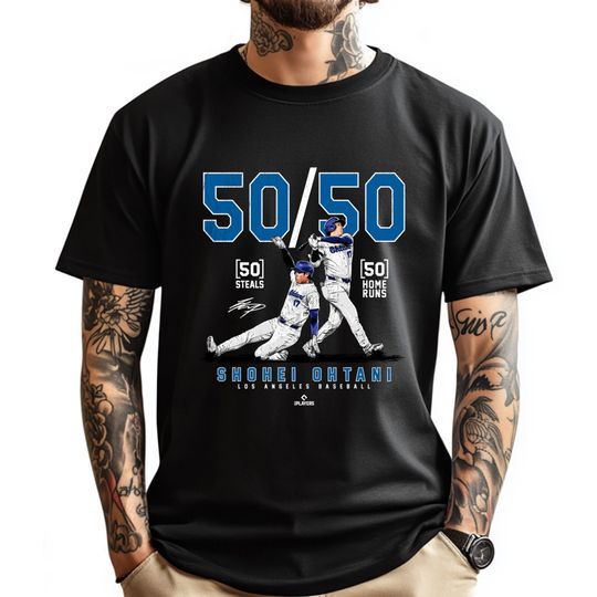 Discover Ohtani 50 50 Club Legend Shohei Ohtani Los Angeles Mlbpa Brand Clothing Anime