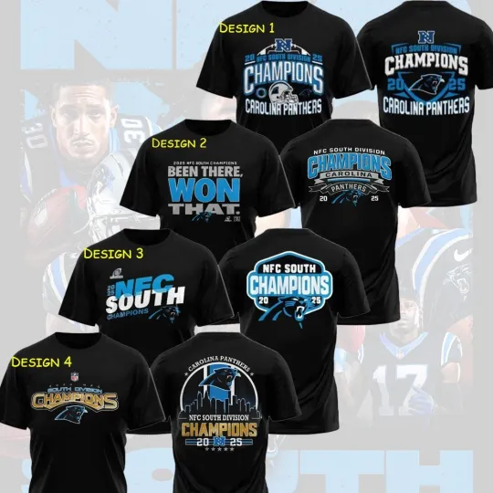 Discover Carolina Football 2025 N.F.C South Division Champions Both Side All Design Fans