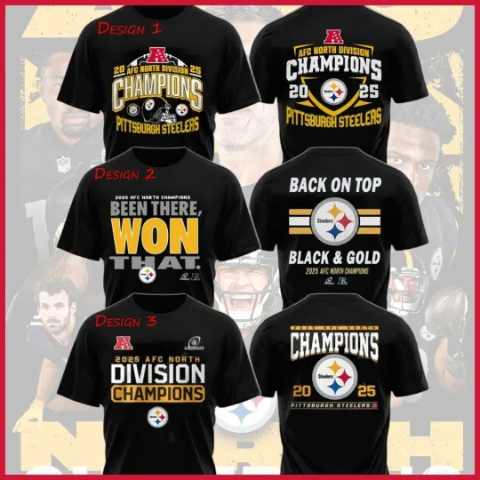 Discover Pittsburgh Football 2025 A.F.C North Division Champions Both Side For Fans