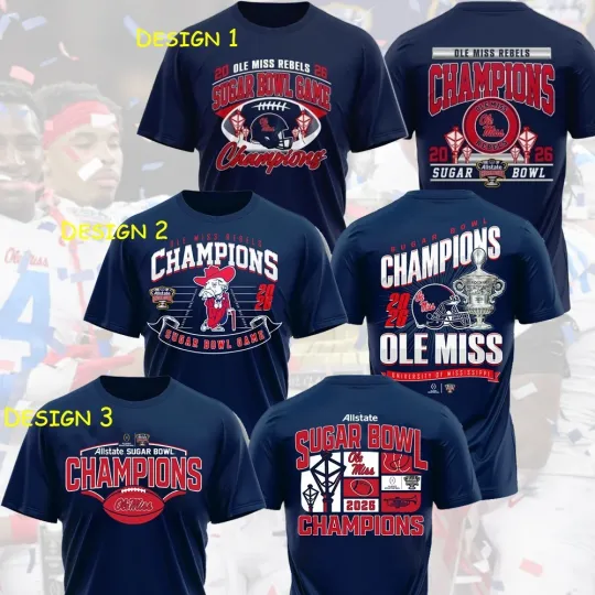 Ole Miss Re.bels 2026 Sugar Bowl Champions Both Side Unisex Gift For Fans