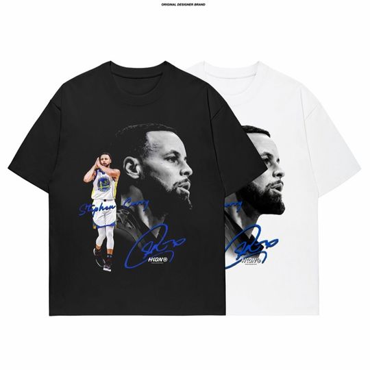 Stephen Curry Vintage Long Sleeve T-Shirt Unisex Pure Cotton Extra Oversized Comfy Streetwear Athletic Casual Basketball Tee