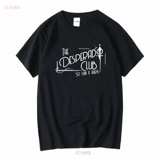 Discover Dungeon Crawler Carl Desperado Club Logo T Shirt long sleeves vintage Washed Top For Everyday Wear Stylish Slightly Comfortable