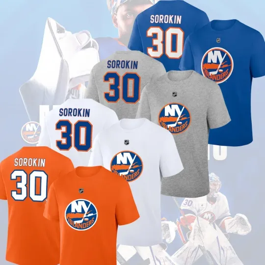 Discover =Ilya Sorokin #30 New York Islanders 2026 Player Name Number For Fans