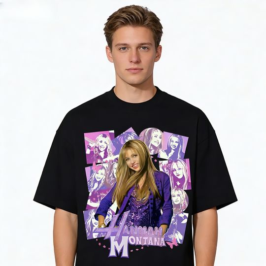 Discover 2026 Hannah Montana Epic Iconic Graphic T Shirt Men Women Retro Fashion Aesthetic T-shirts Casual O-Neck Cotton Short Sleeve