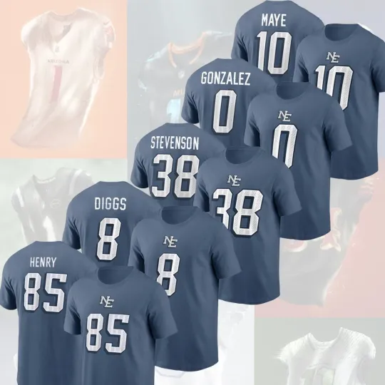 Discover New England Football 2025 Rivalries Collection All Player Name & Number For Fans