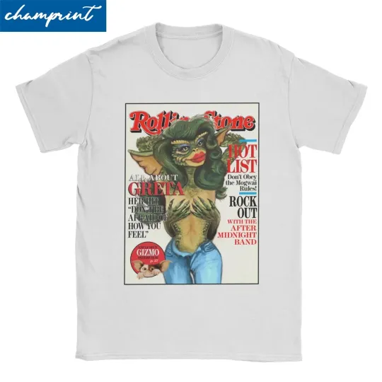 Discover Greta Gremlin Men Women T Shirt Gremlins Gizmo  Tees Short Sleeve Crewneck T-Shirts