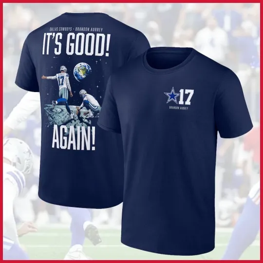 Discover Brandon Aubrey #17 Dallas Football It's Good Again Both Side For Fans