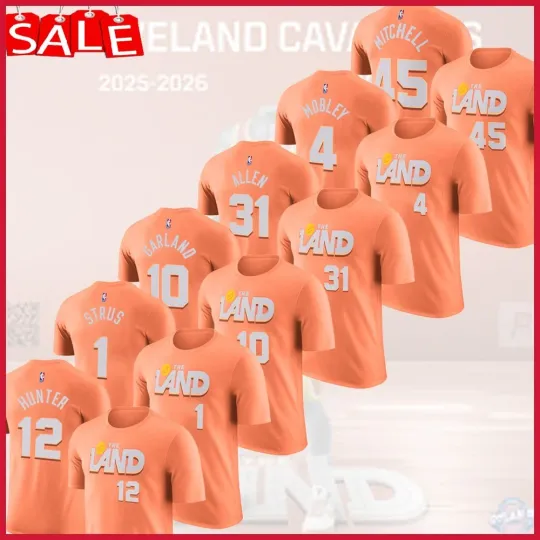 Discover Cleveland Cavaliers 2025/26 City Edition: Mitchell, Mobley, Strus, Garland