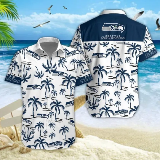 Discover Seattle Football Seahawkss Team Hawaiian Shirt Unisex