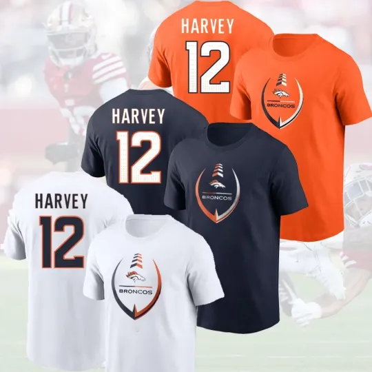 Discover RJ Harvey #12 Denver Football 2025 Player Name & Number For Fans