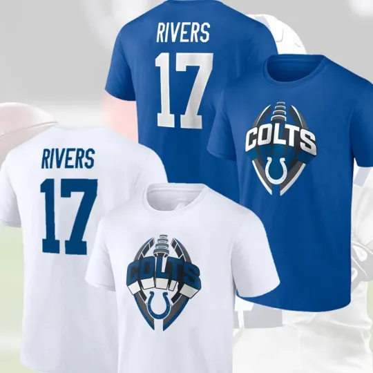 Discover Philip Rivers #17 Indianapolis Football 2025 Player Name & Number S-5XL