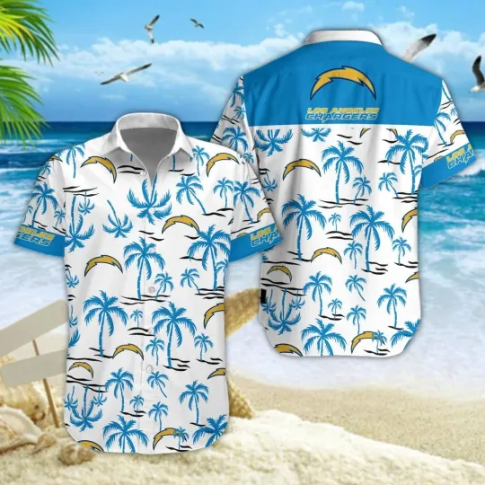 Discover Los Angeles Football Chargerss Team Hawaiian Shirt Unisex