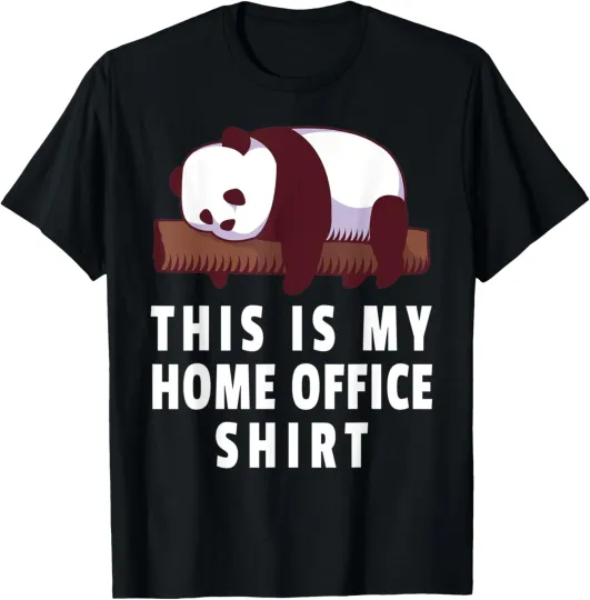 Discover This is my Home Office Shirt Funny Office Humor Gift Panda T-Shirt