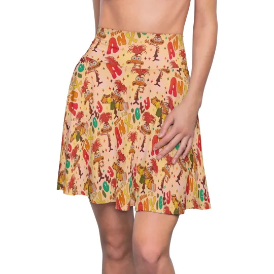 Discover Inside Out Women's Skater Skirt (AOP)