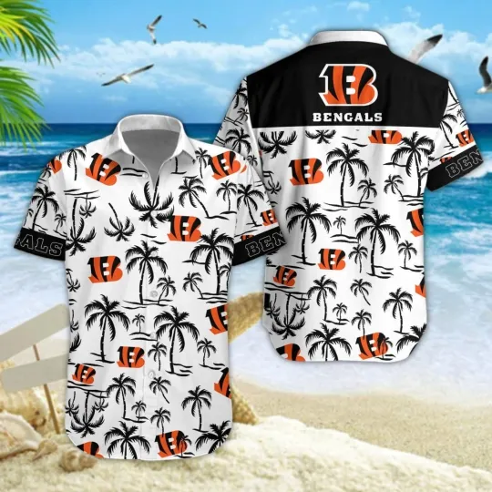 Discover Cincinnati Football Bengalss Team Hawaiian Shirt Unisex