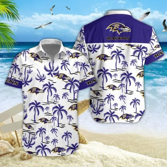 Discover Baltimore Football Ravenss Team Hawaiian Shirt Unisex