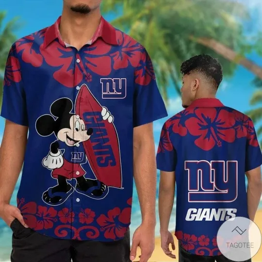 Discover New York Football Giantss Team Hawaiian Shirt Unisex