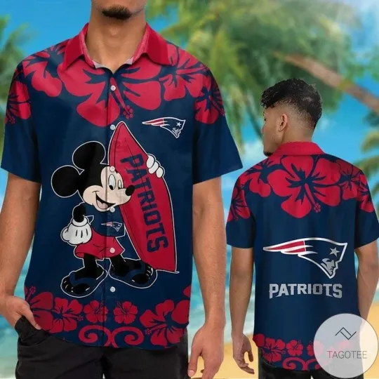 Discover New England Football Patriotss Team Hawaiian Shirt Unisex
