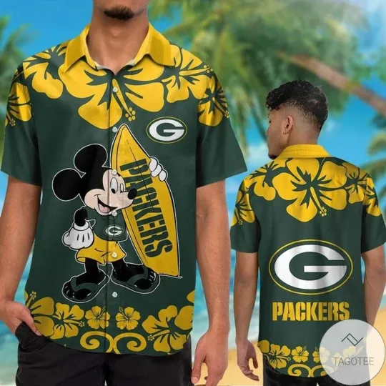 Discover Green Bay Football Packerss Team Hawaiian Shirt Unisex