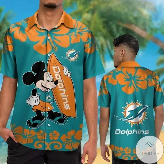 Discover Miami Football Dolphinss Team Hawaiian Shirt Unisex