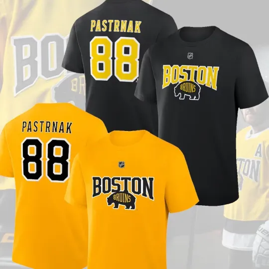 David Pastrnak #88 Boston 2026 Stadium Series Player Name & Number