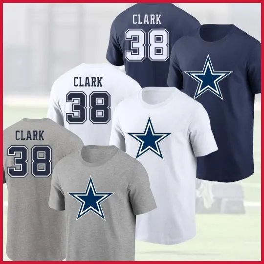 Discover Alijah Clark #38 Dallas Football 2025 Player Name & Number S-5XL For Fans
