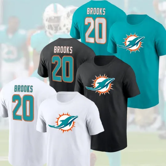 Discover Jordyn Brooks #20 Miami Football 2025 Player Name & Number For Fans