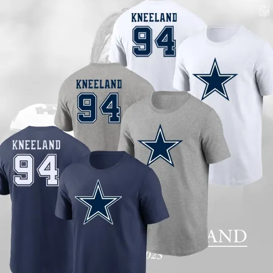 Marshawn Kneeland #94 Dallas Cowboys RIP Name & Number Thank you For Fans