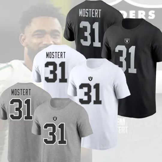 Discover Raheem Mostert #31 Las Vegas Football 2025 Player Name & Number Fastship