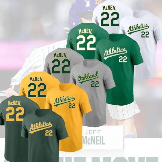 Discover Welcome Jeff McNeil #22 Oakland Athletics 2025 Player Name & Number S-5XL Fans