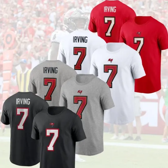Discover BUCKYY Bn Irving #7 Tampa Bay Football 2025 Player Name & Number S-5XL