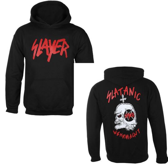 Discover Men's Sweatshirt Slayer - Slatanic - ROCK OFF 2026 Autumn Winter High-end Luxury Is for Both Men and Women