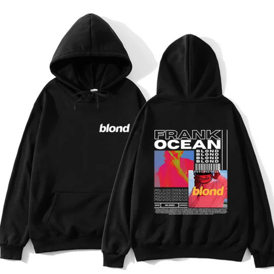 Discover Frank Ocean Merch Sportswear Blonde Album Hoodie Men's Hip Hop Autumn/Winter Sportswear Hoodie