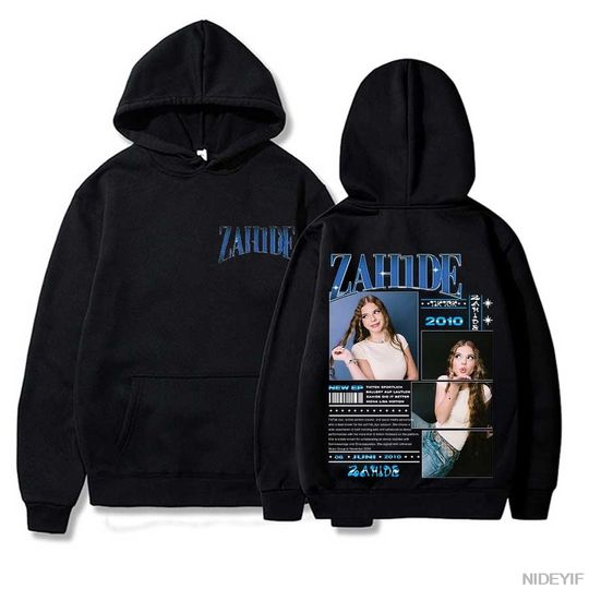 Discover Zahide Hoodie Zah1de Men Women Pullover Hiphop Streetwear Soft Casual Sweatshirt Warn Tops ZH9