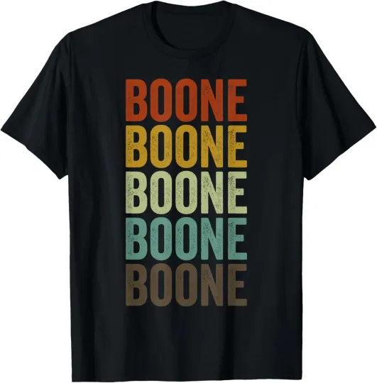 Discover Boone City Retro T-Shirt