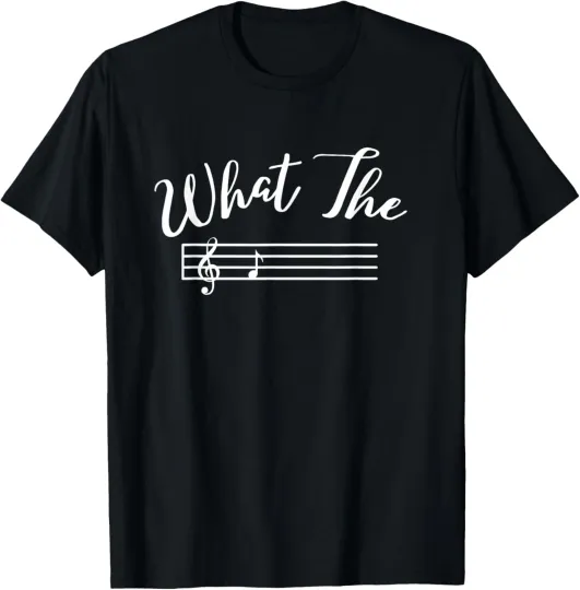 Discover Wtf What The F Note Key Musical Humor T-Shirt
